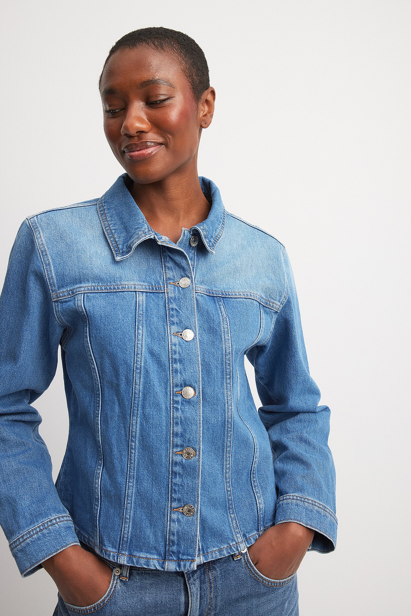 Ladyful Women's Oversized Denim Shirt Shacket Long sleeve Jean Jacket Coat  at Amazon Women's Coats Shop